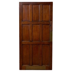 Antique Victorian 9 Panel Solid Oak Door