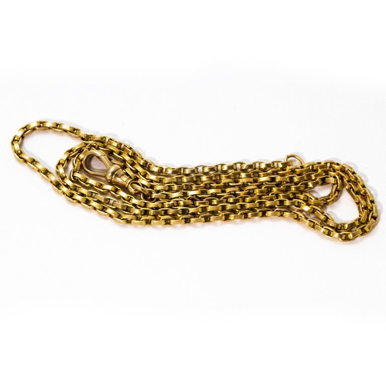 Victorian 9 Carat Gold Chain Necklace at 1stDibs 9 carat gold necklace, 9 carat gold chains, 9