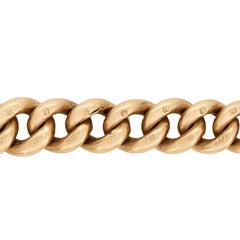 Chaîne Albert victorienne 9 carats, c.1900