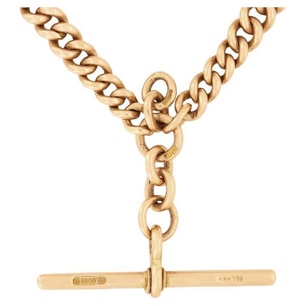 Chain 9 Victorian 9 Carat Albert Chain, circa 1900s For Sale at 1stDibs ...