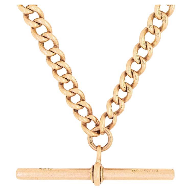 Victorian 9ct Albert Chain, c.1900s
