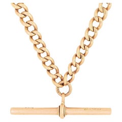 Antique Victorian 9ct Albert Chain, c.1900s