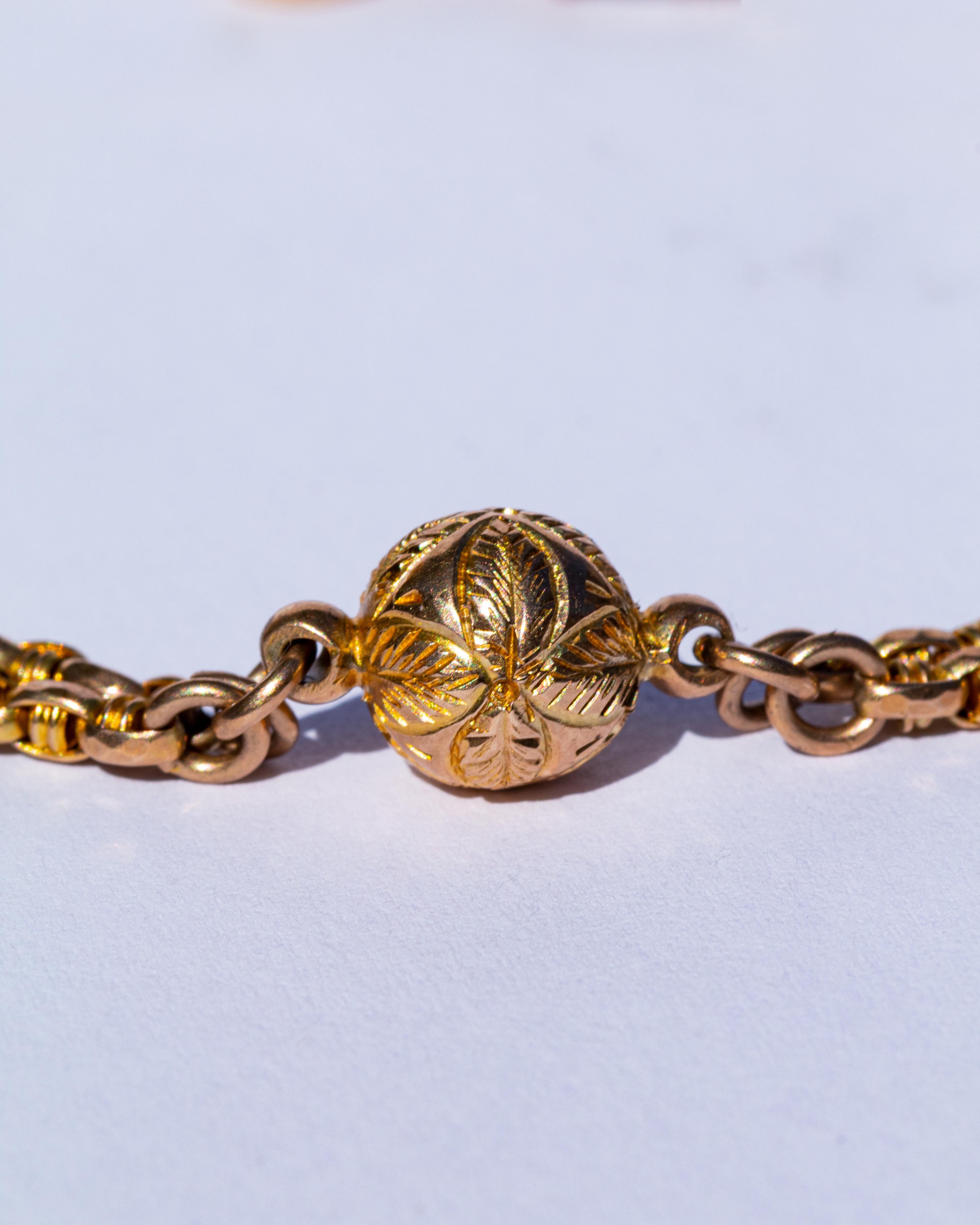 Victorian 9ct gold bracelet