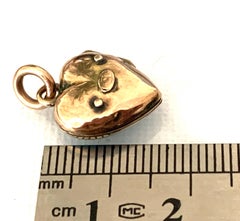 Victorian 9ct Gold Turquoise miniature Locket
