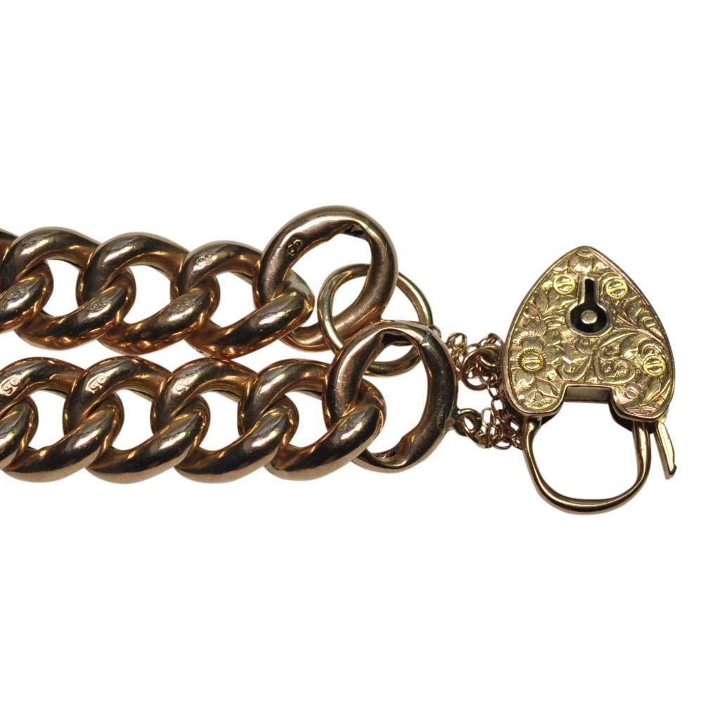 Victorian 9 Carat Rose Gold Bracelet For Sale 1