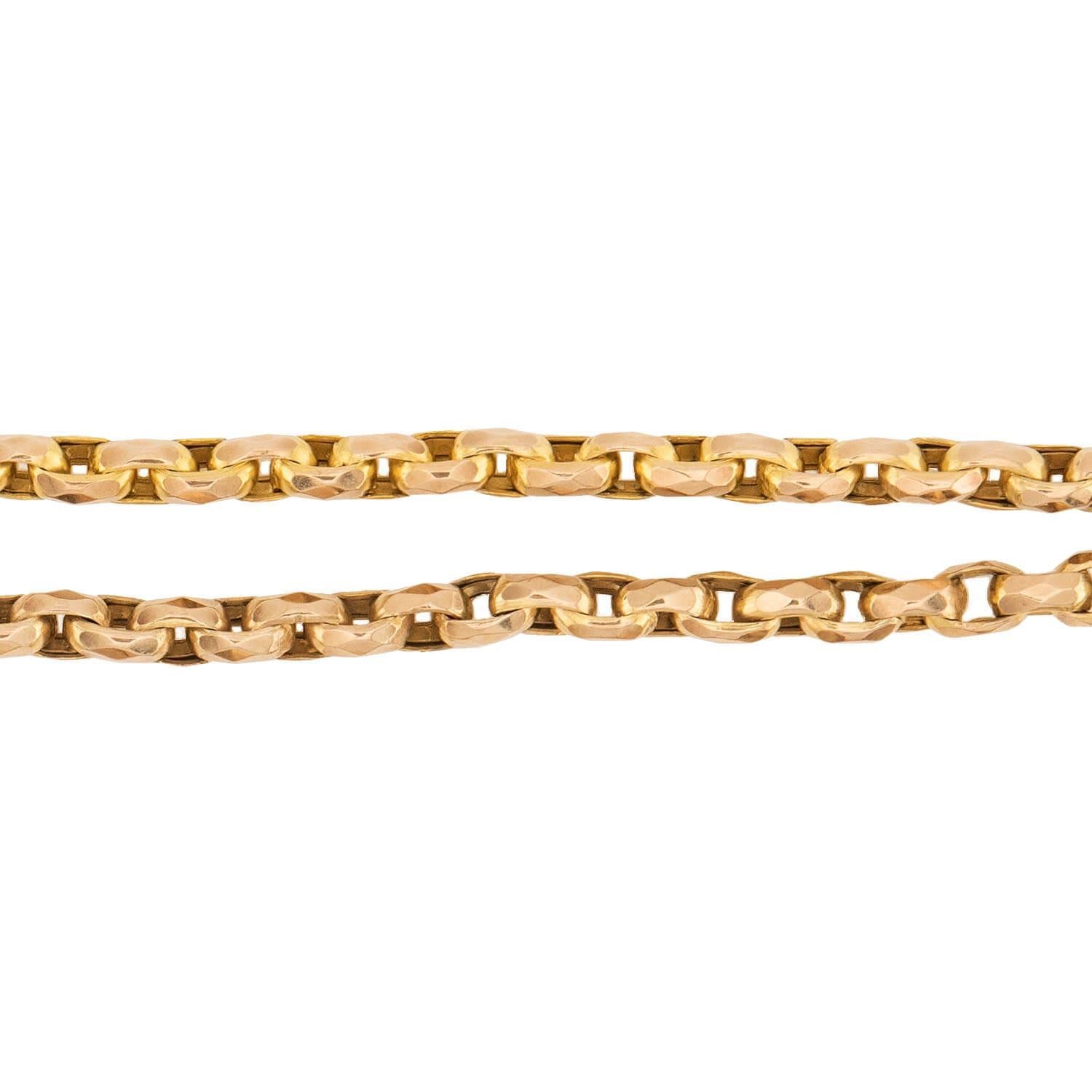 Victorien Collier victorien à chaîne de montre en 9k 58.5