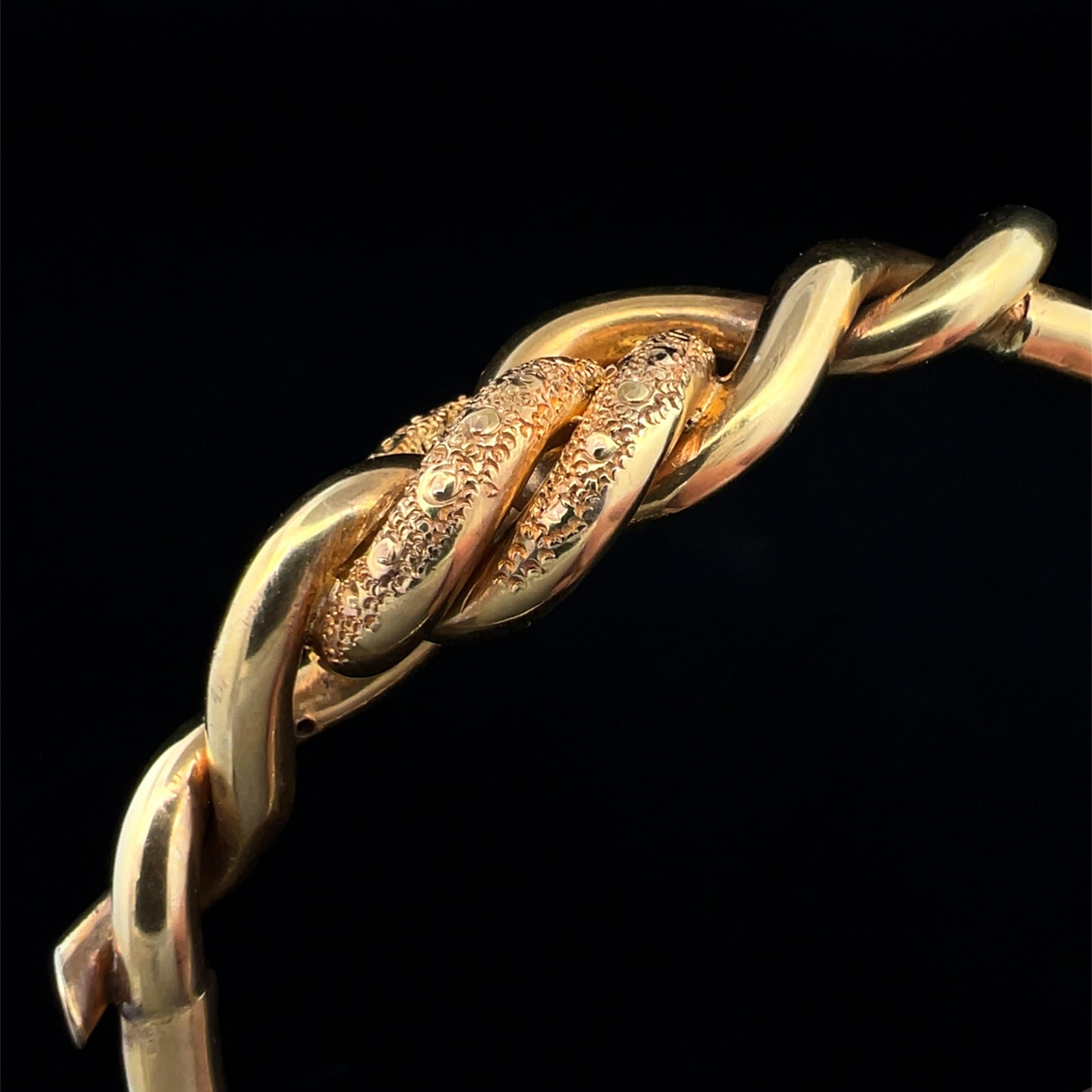 Bracelet victorien en or jaune 9k 