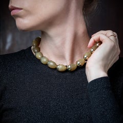 Victorian "Acorn" bead necklace