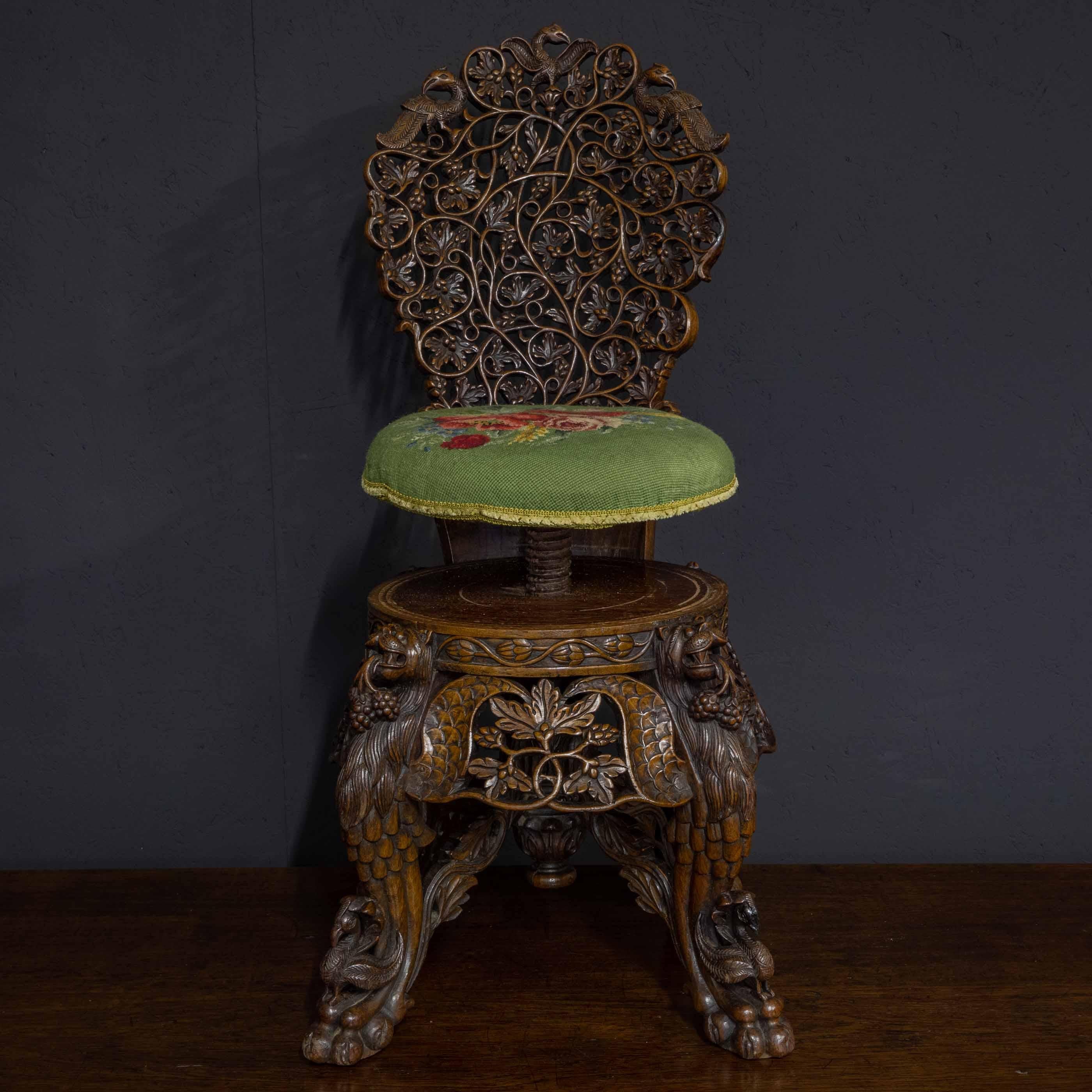 Fauteuil réglable victorien 5