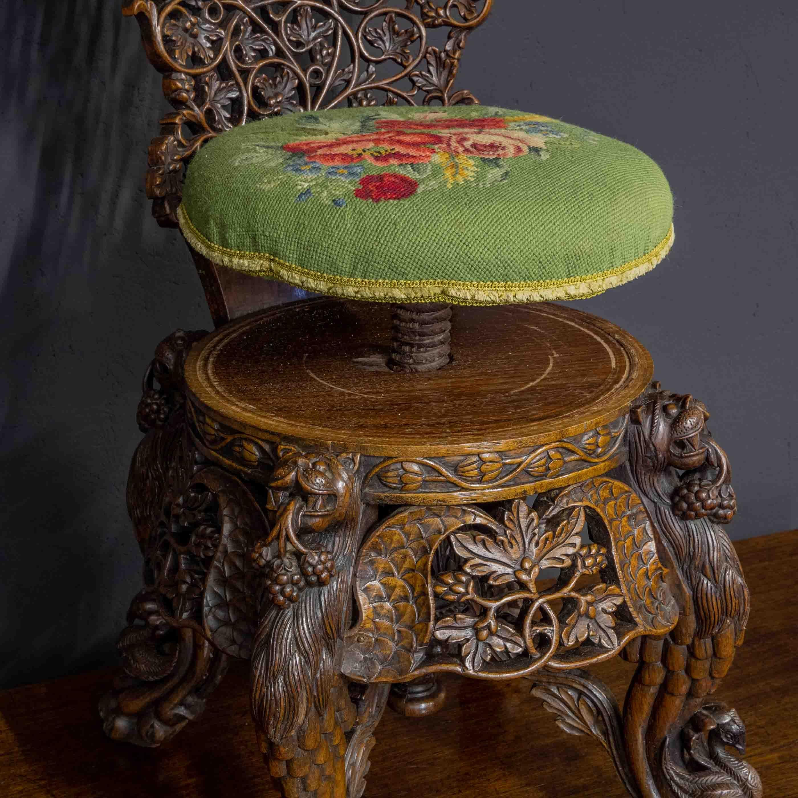 Fauteuil réglable victorien 6