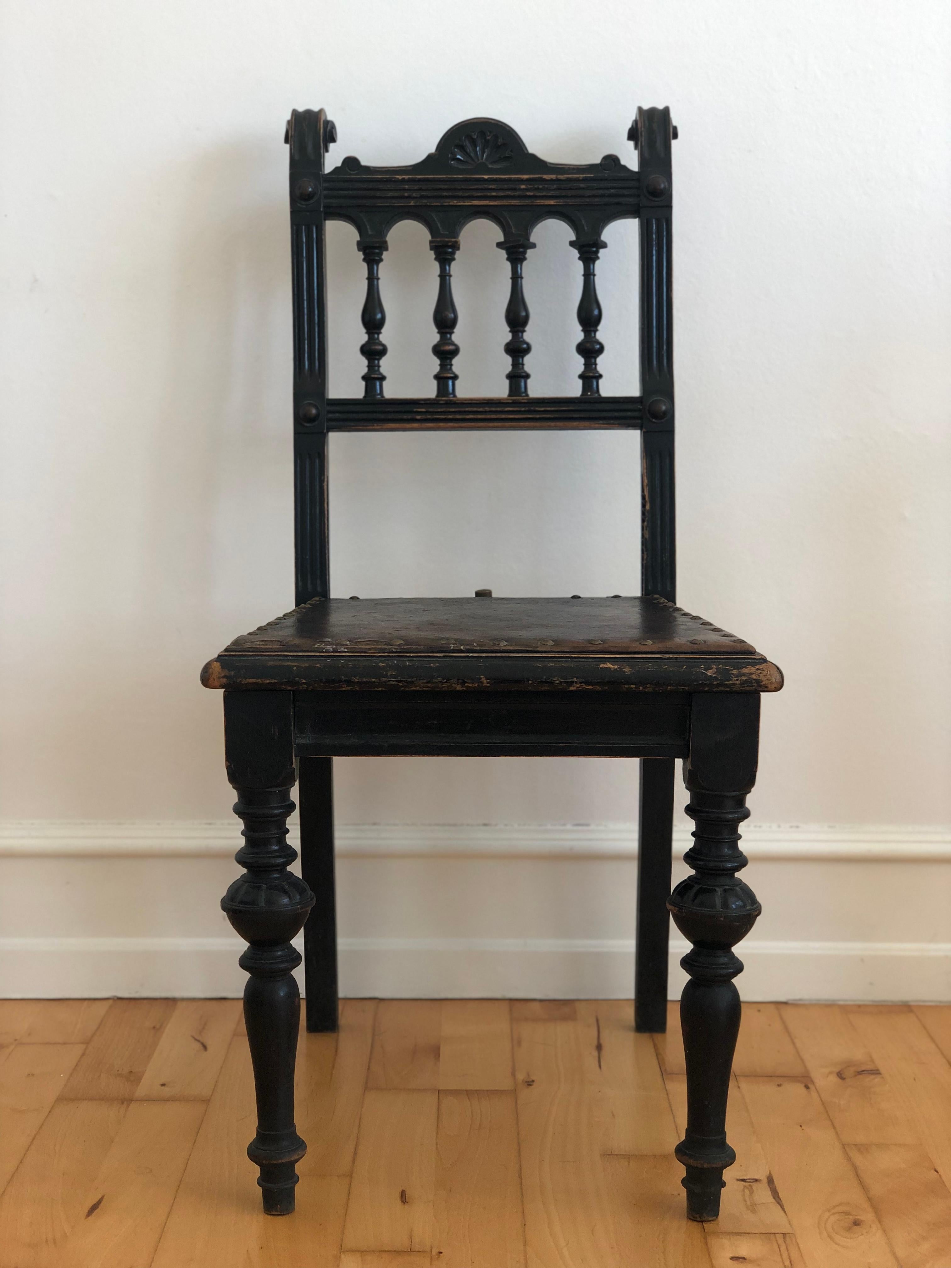 Victorian Adjustable Music Chair Beethoven 1900 For Sale 1