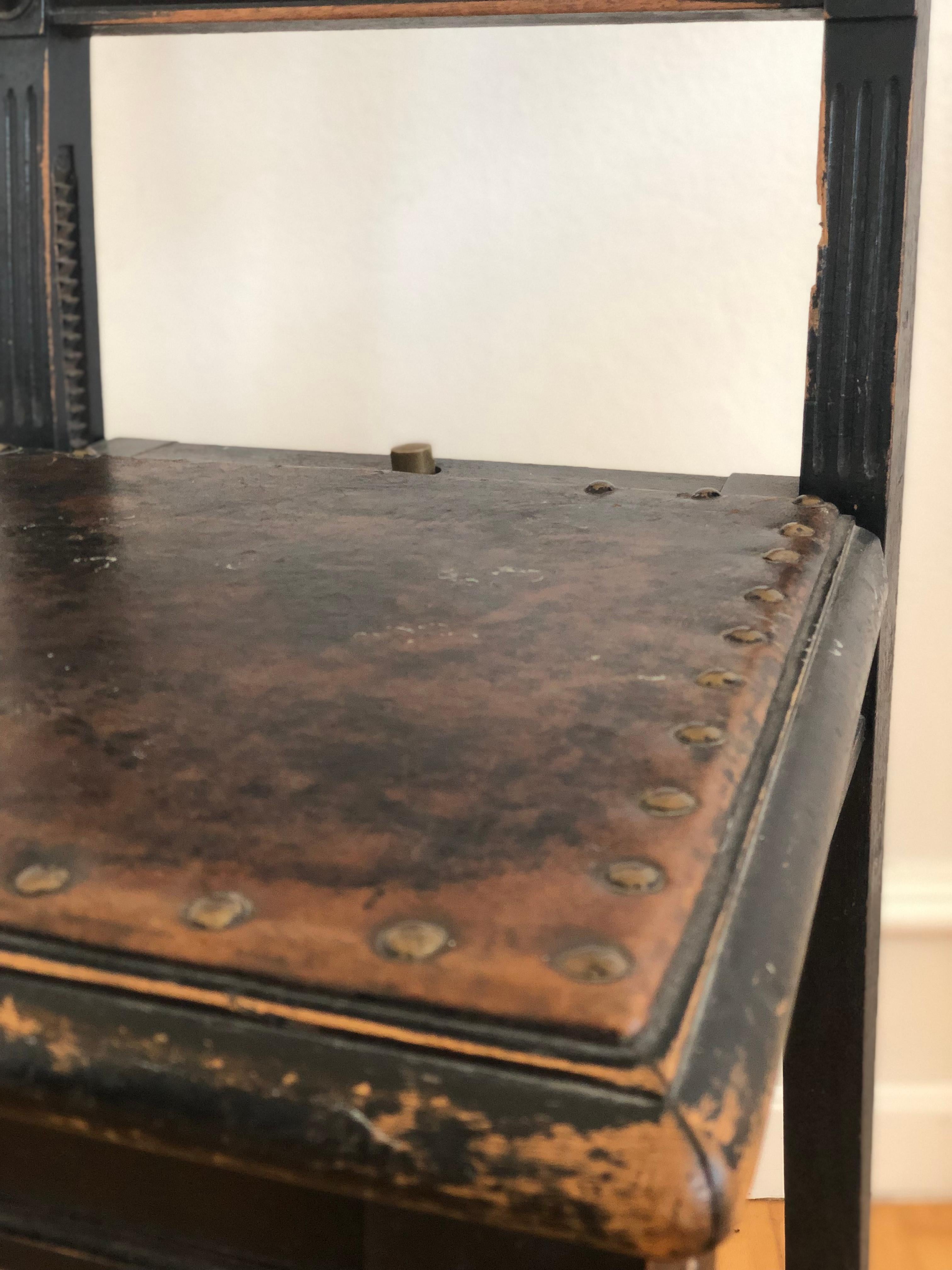 Victorian Adjustable Music Chair Beethoven 1900 For Sale 2