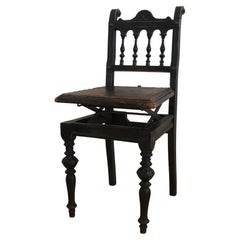 Antique Victorian Adjustable Music Chair Beethoven 1900