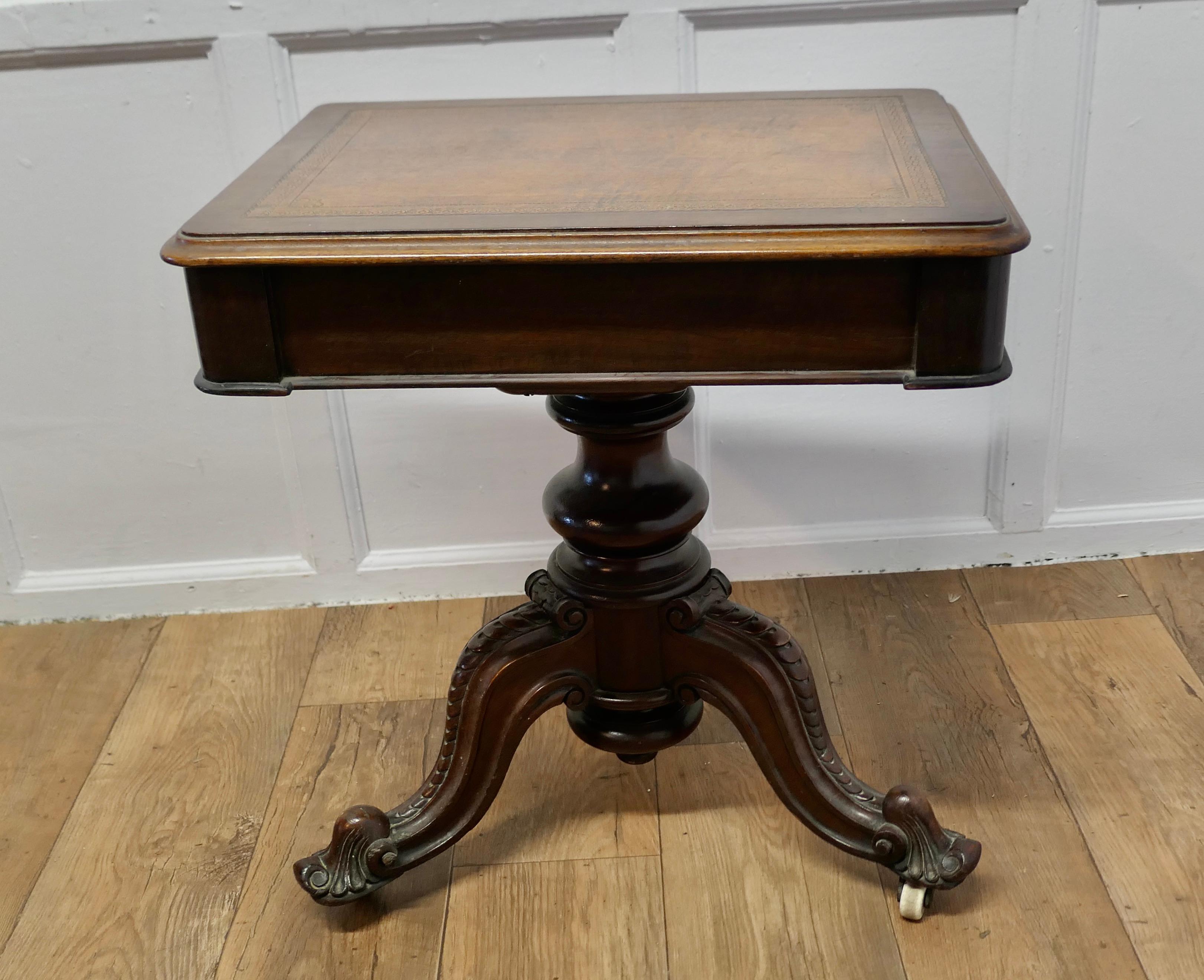 Victorian Adjustable Writing Table  This is a rare piece and a very useful desk For Sale 4