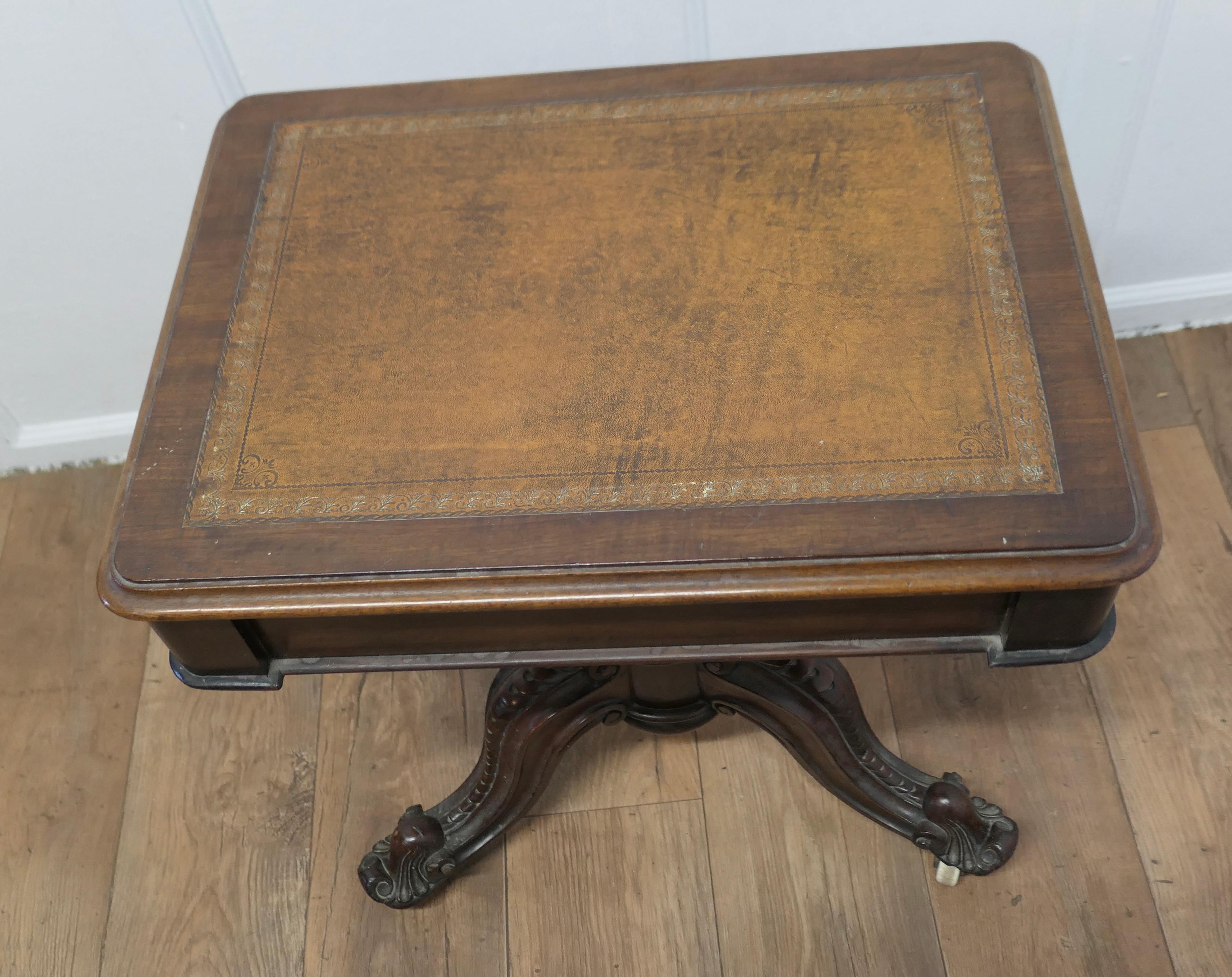 Victorian Adjustable Writing Table  This is a rare piece and a very useful desk For Sale 5