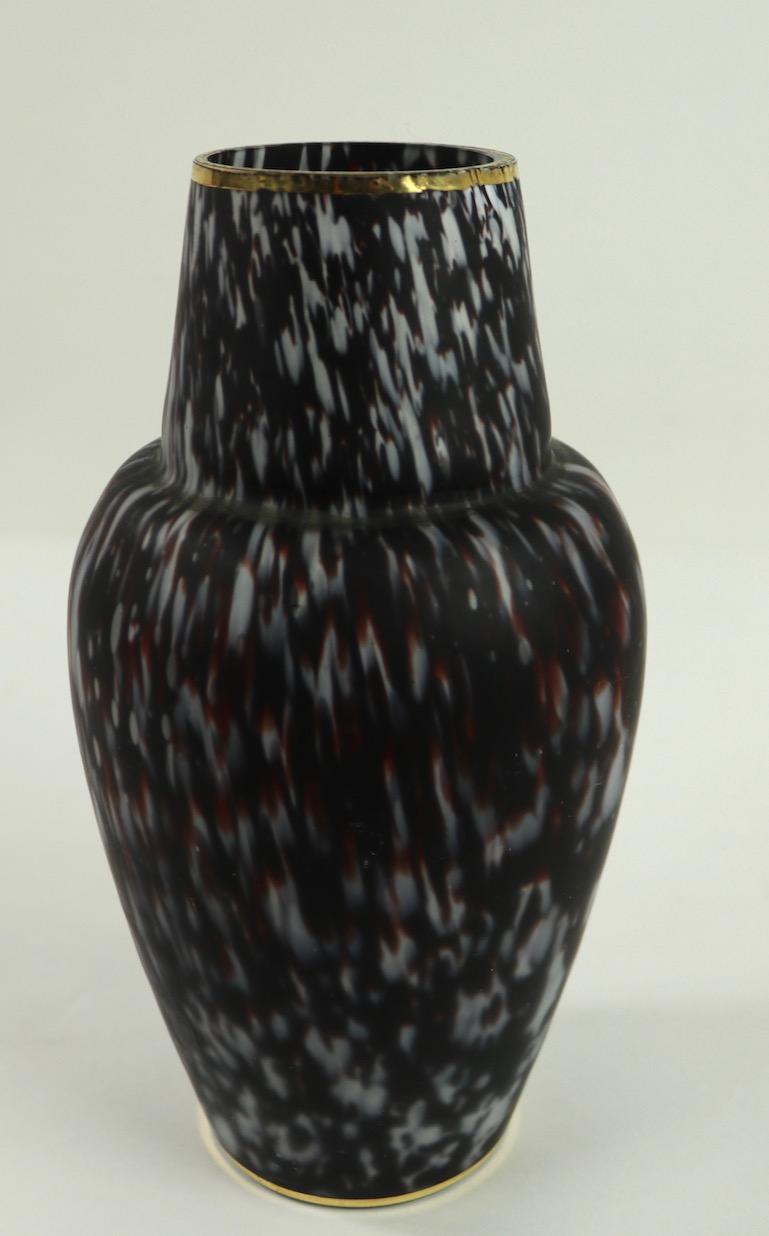 Victorian Aesthetic Movement Bohemian Art Glass Vase 3