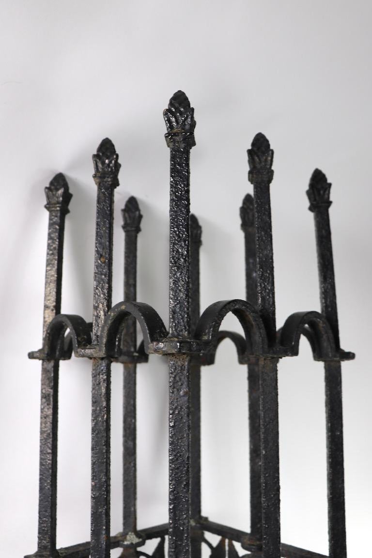 Victorian Aesthetic Movement Cast Iron Fence Post at 1stDibs