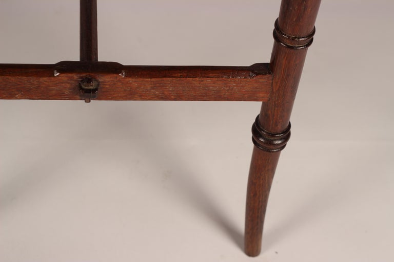 Victorian Aesthetic Movement Oak Side Table or Occasional Table For Sale 4