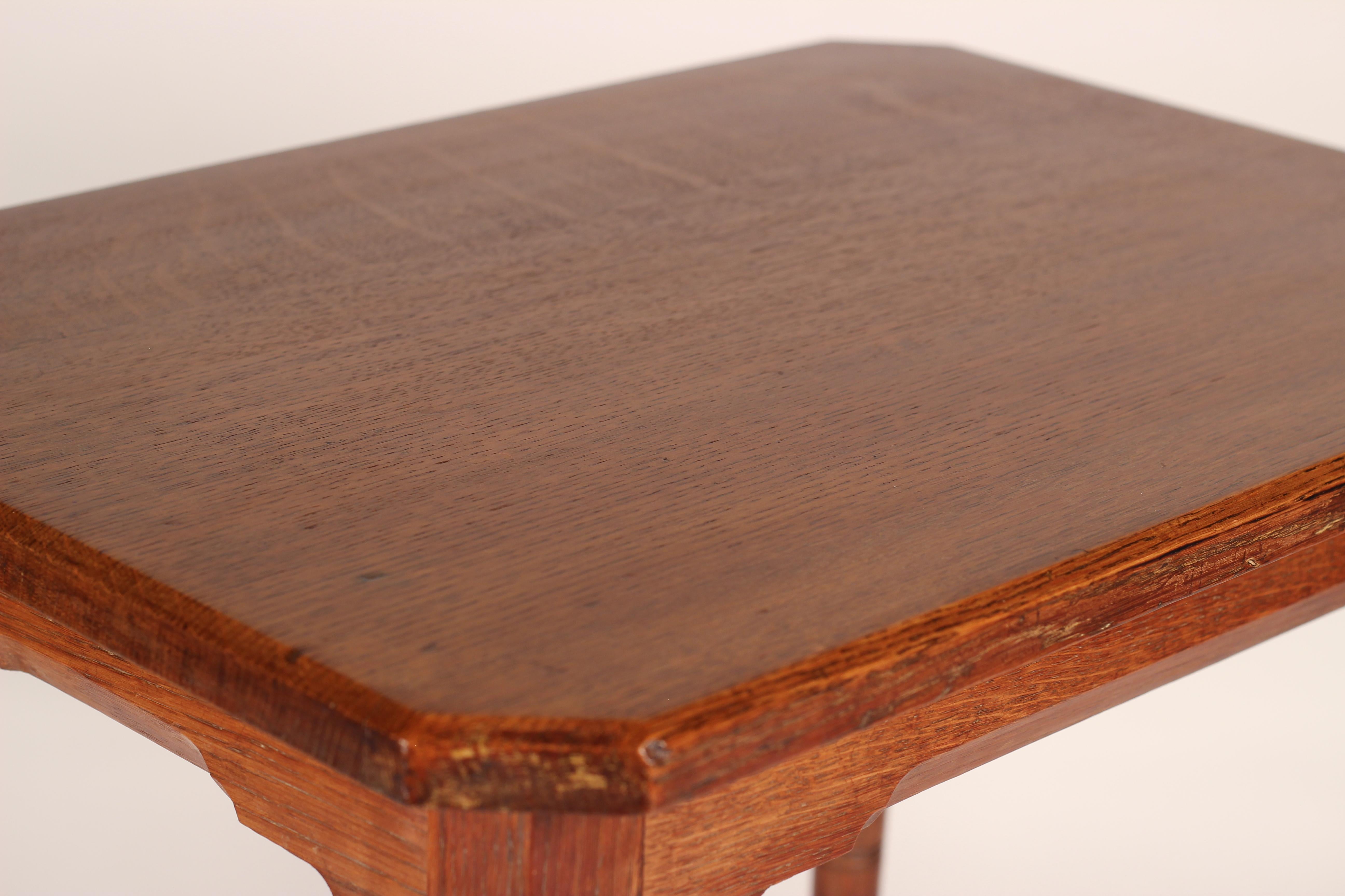 Victorian Aesthetic Movement Oak Side Table or Occasional Table 8