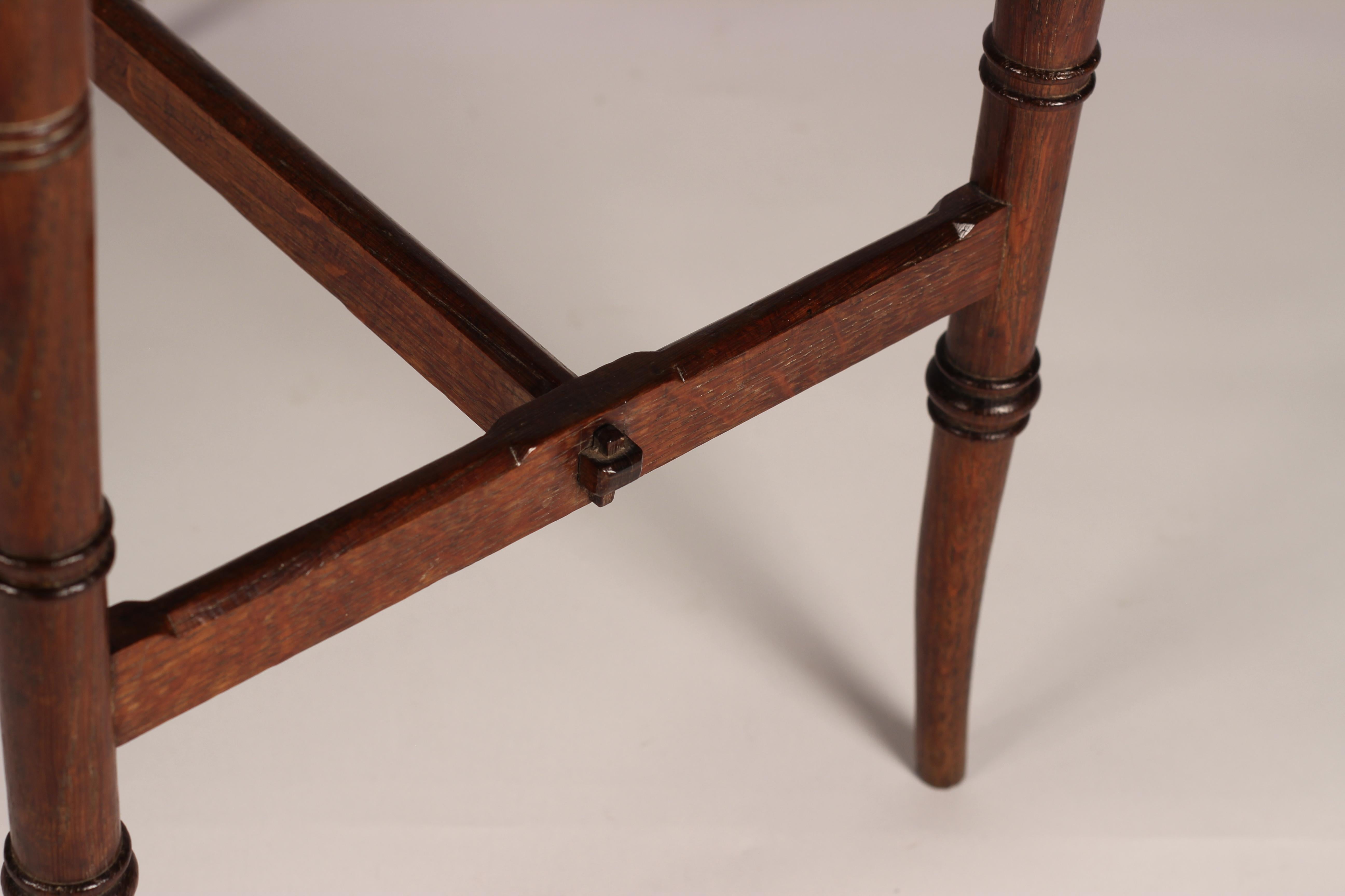 Victorian Aesthetic Movement Oak Side Table or Occasional Table 3