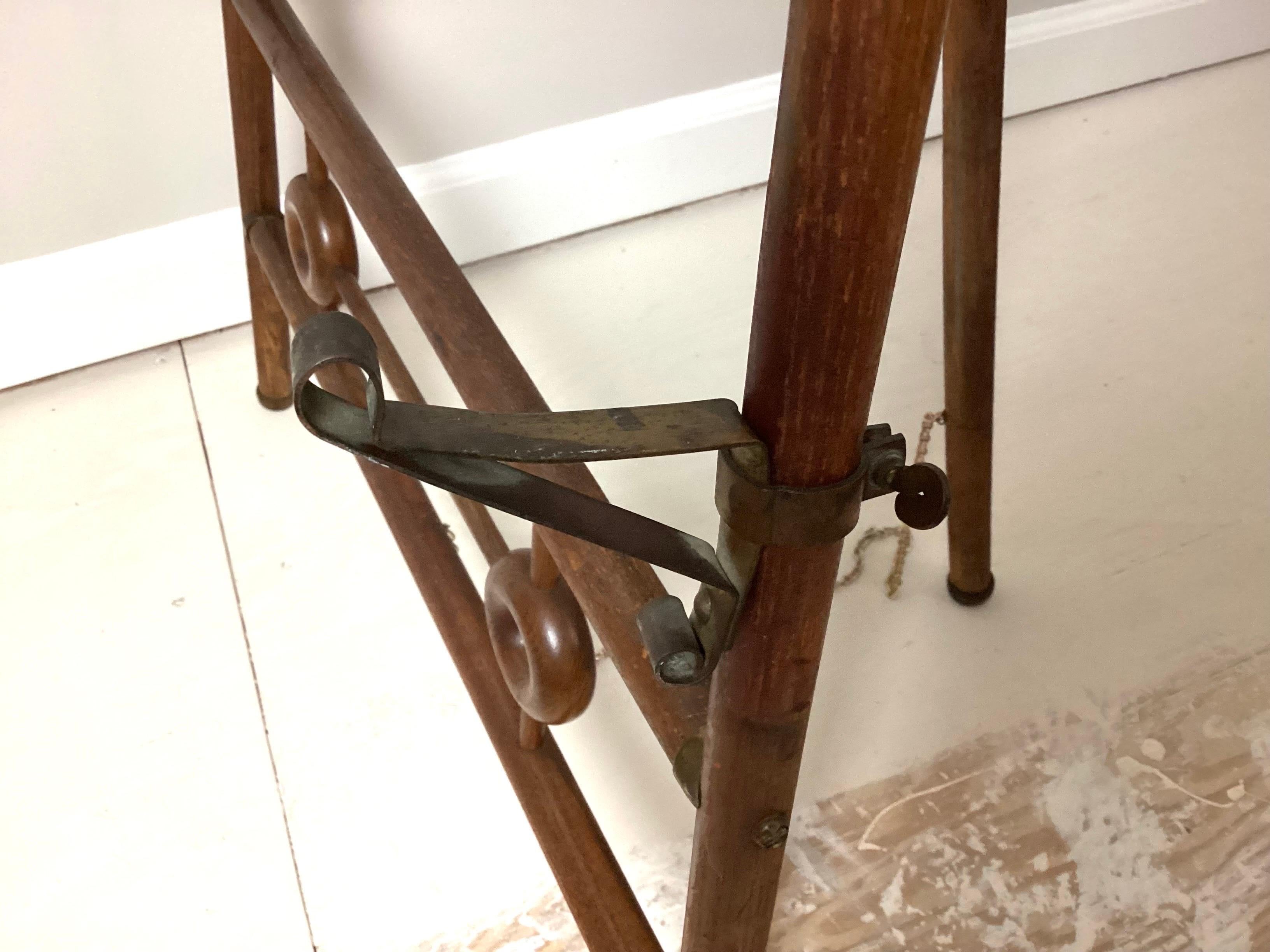 Victorian Aesthetic Movement Style Bentwood Art Easel For Sale 1