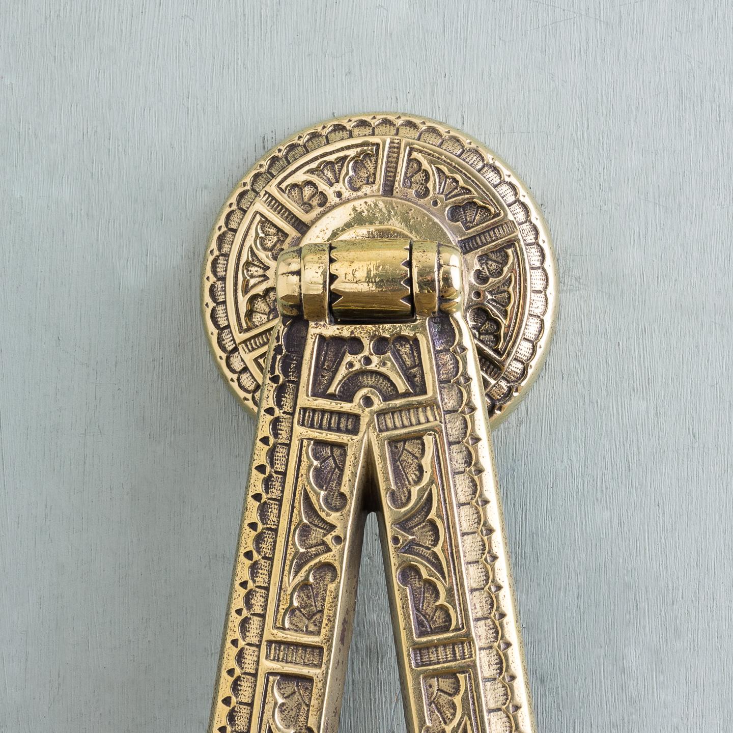 period brass door hardware