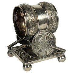 Servilletero de Plata Estética Victoriana