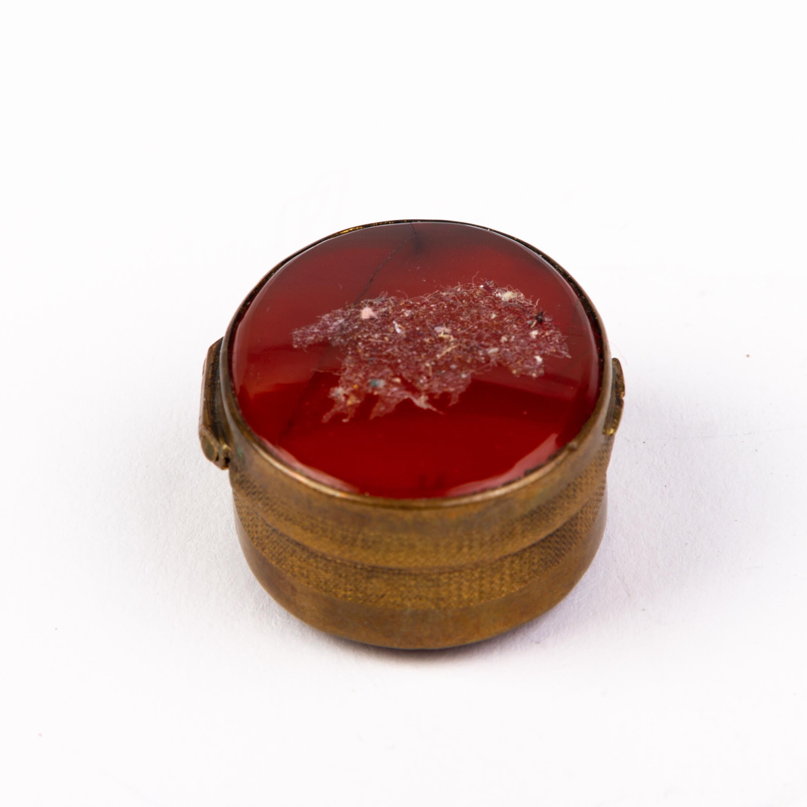 Victorian Agate Pill or Snuff Box  In Good Condition For Sale In Nottingham, GB