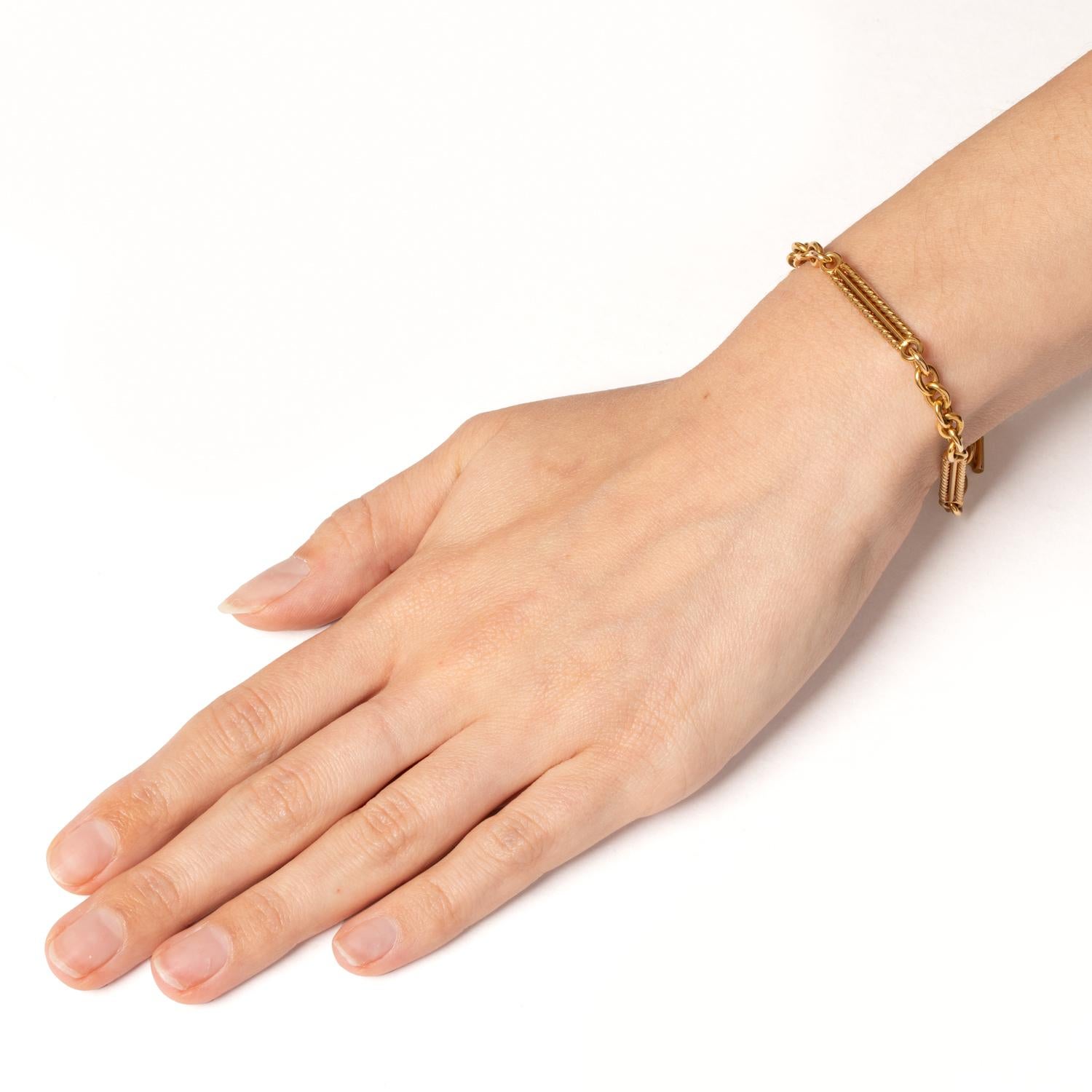 Pulsera victoriana de cadena Albert, c.1900 en Bueno estado para la venta en London, GB