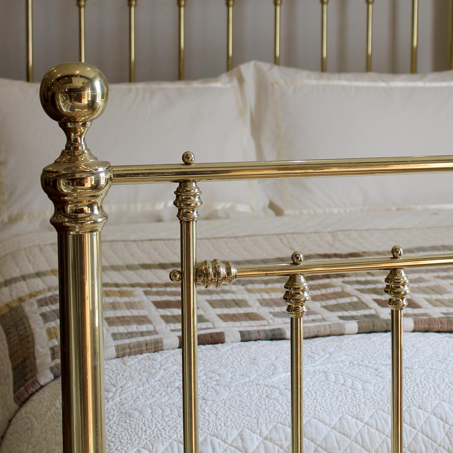 British Victorian All Brass Antique Bed MD157
