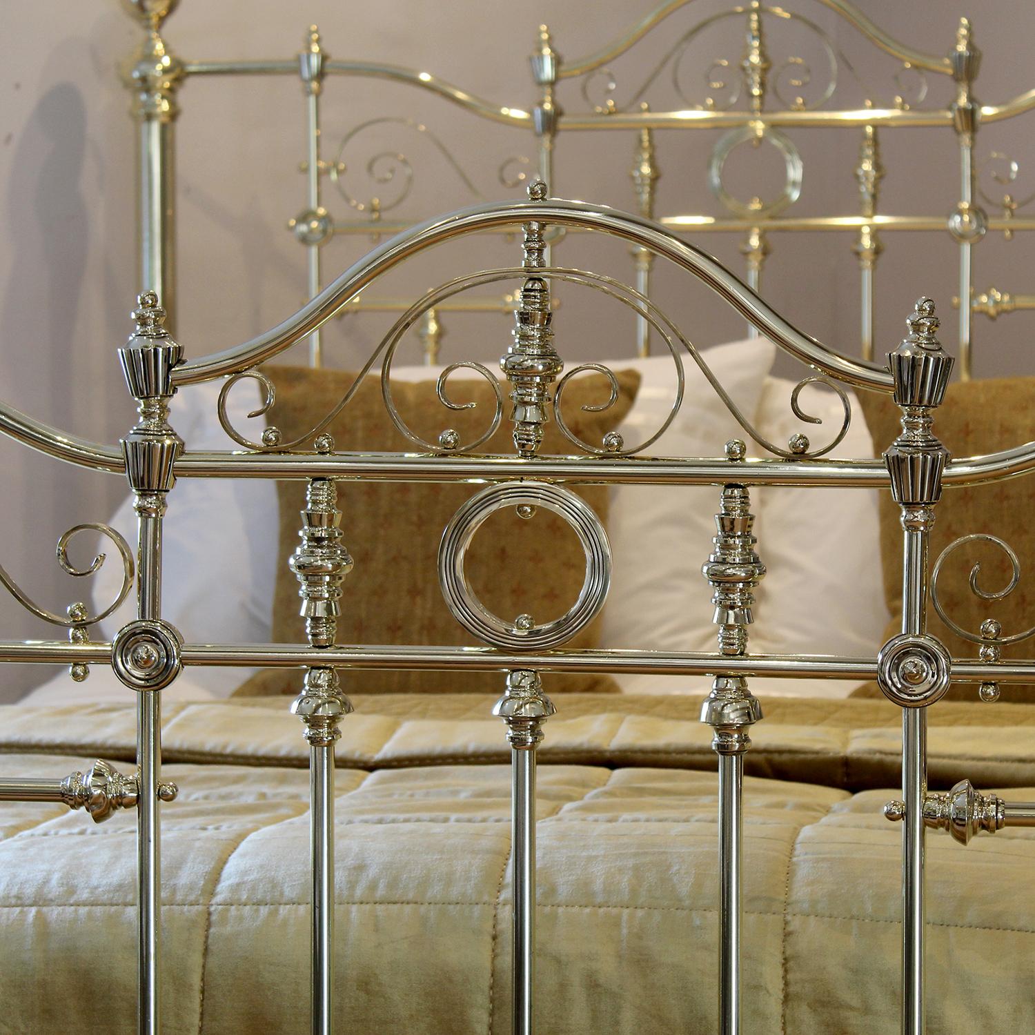 queen brass bed for sale
