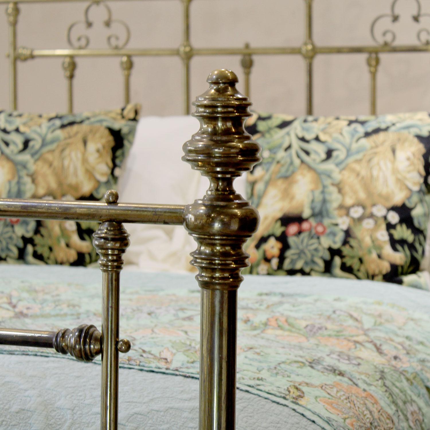 British Victorian All Brass Antique Bed MK302