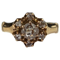 Victorian Allsopp Bros 10K Yellow Gold
Diamond Cluster Ring Victorian Allsopp Bros 10K Yellow Gold
Diamond Cluster Ring