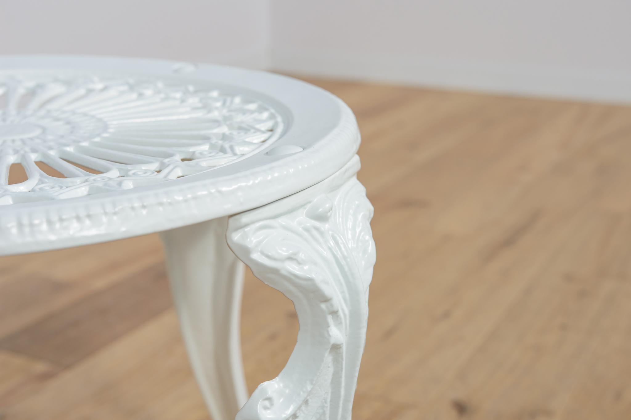 Victorian Aluminum Garden Chairs, United Knigdom, 1950s, Set of 6 For Sale 12
