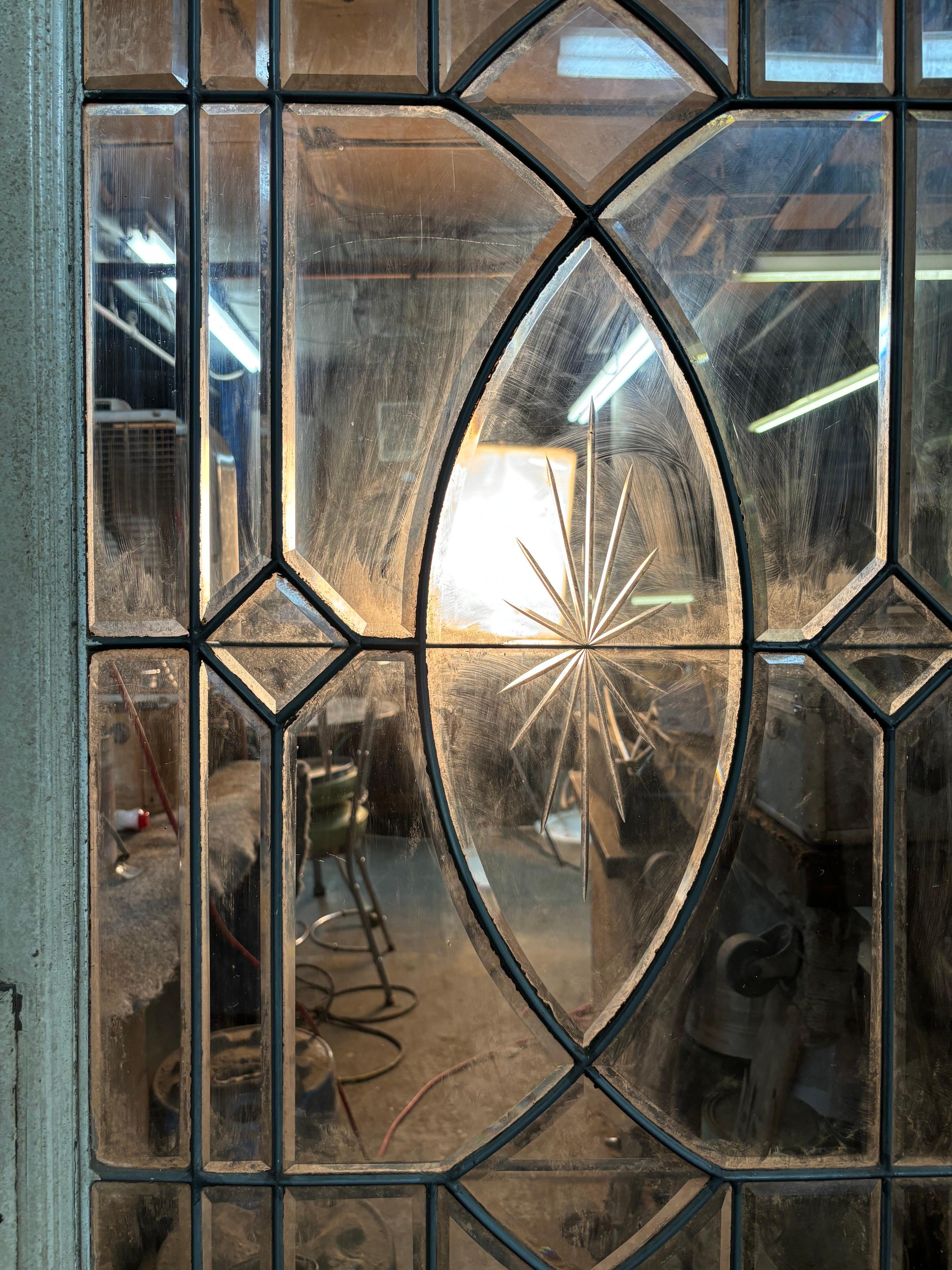 Victorian American Cut Glass Door 32