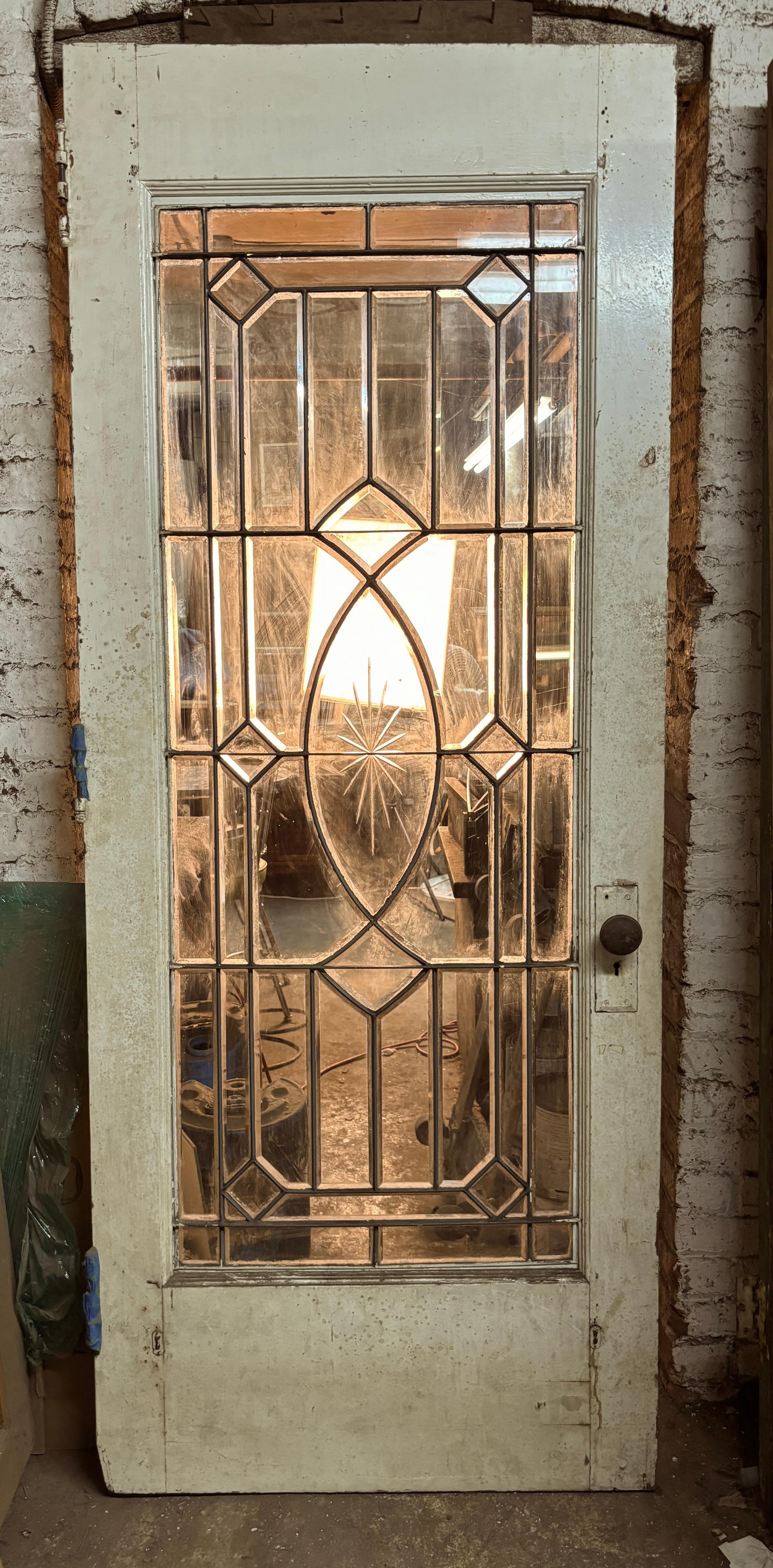 Victorian American Cut Glass Door 32