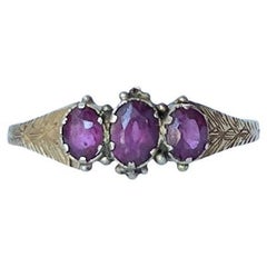 Victorian Amethyst and 18 Carat Gold Ring