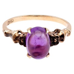 Victorian Amethyst Solitaire Ring