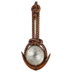 Victorian Anchor Barometer by Gray & Keen