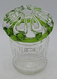 Victorian Anglo-American Blown & Mold Blown Bride's Bank