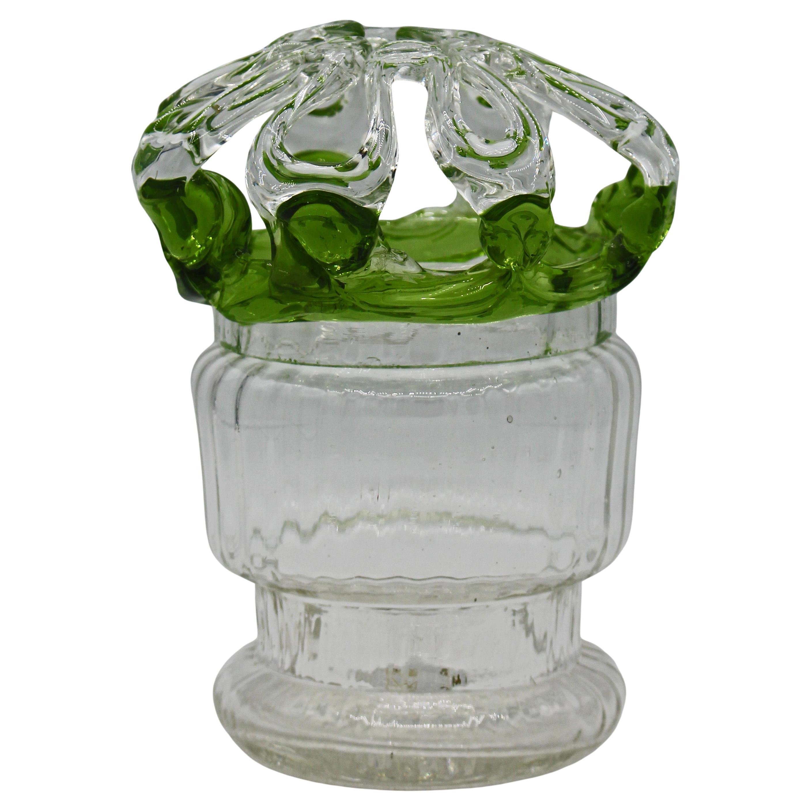 Banca della sposa anglo-americana vittoriana soffiata e soffiata a stampo in vendita