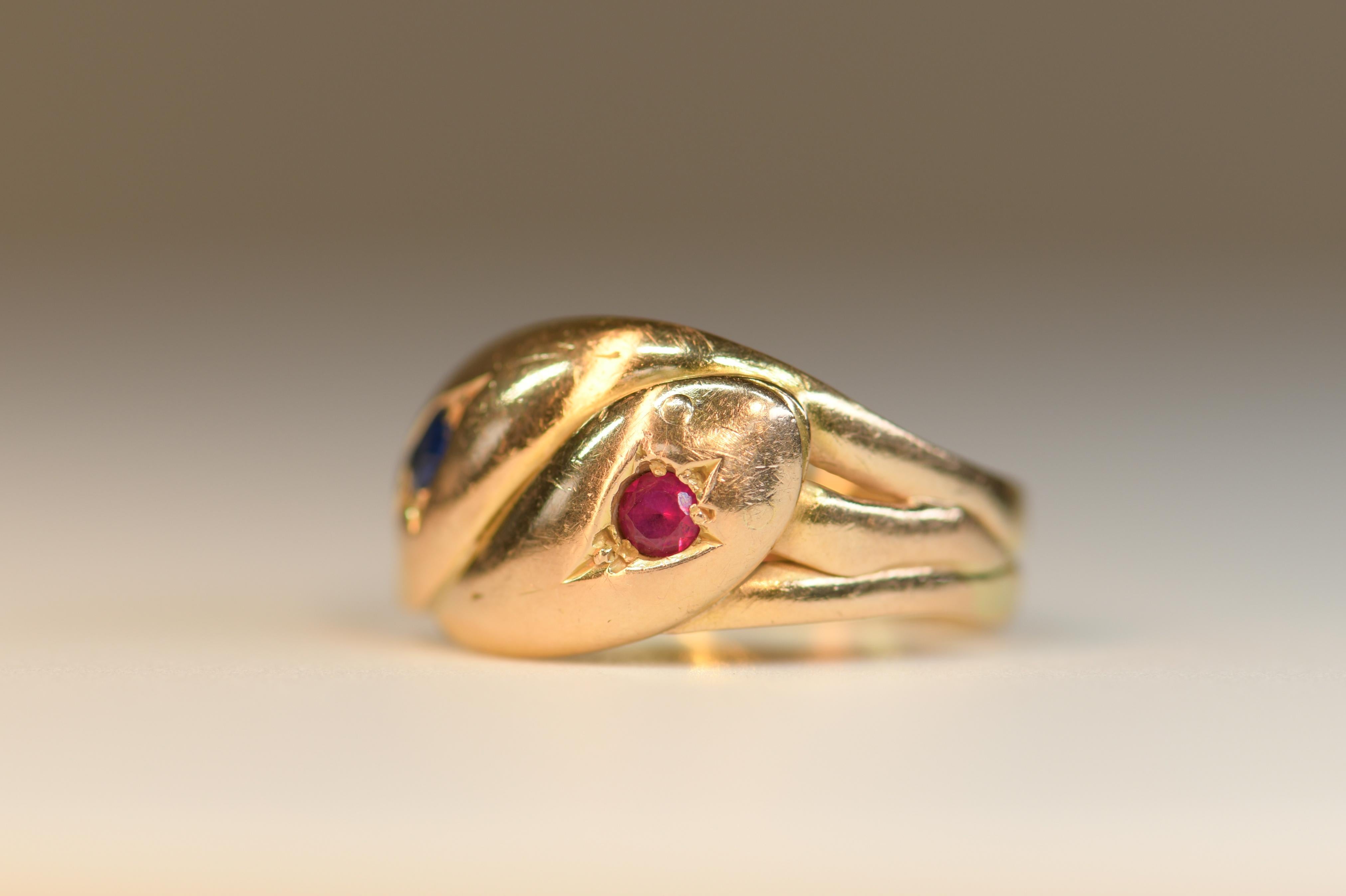 queen victoria snake ring