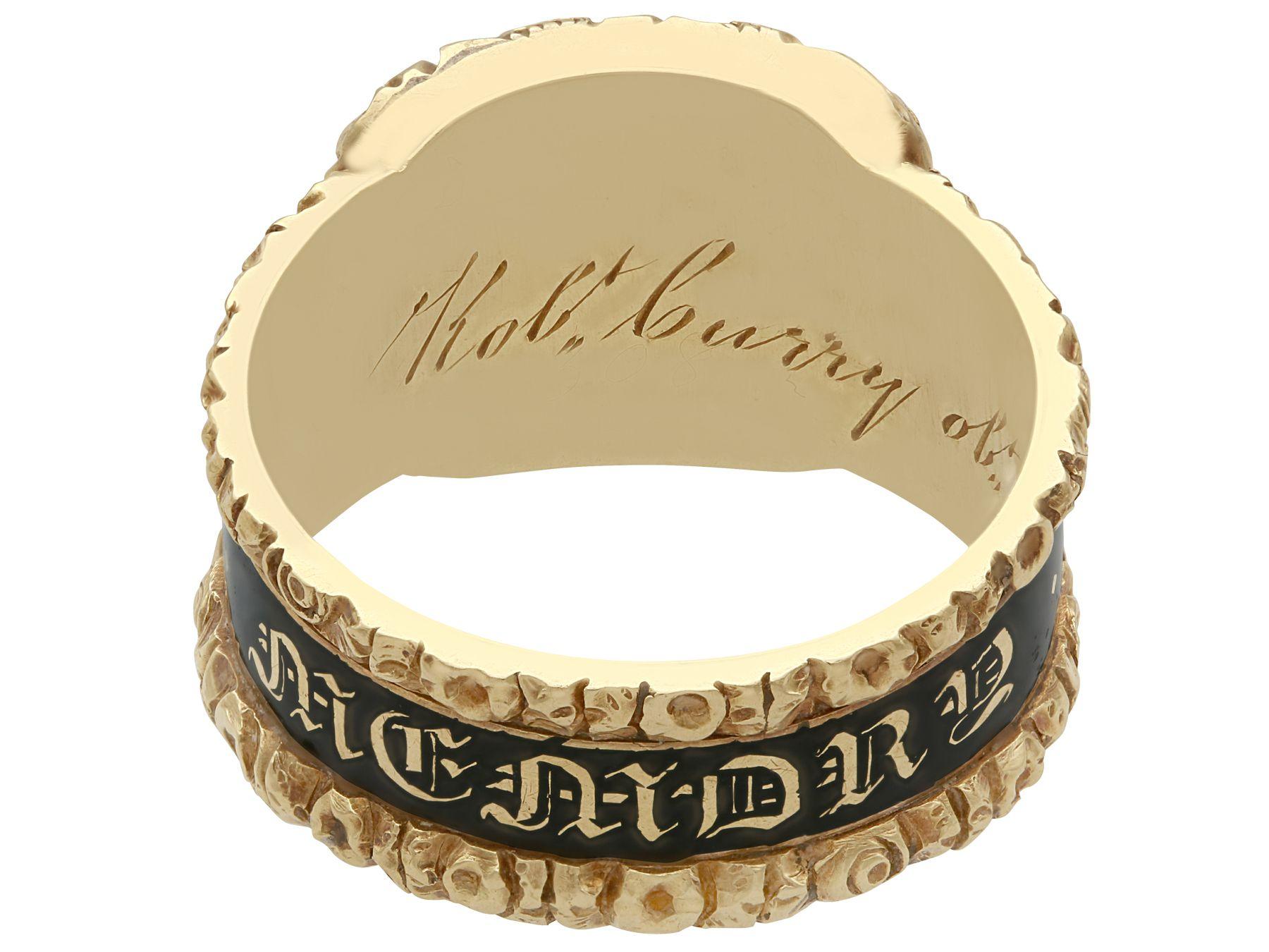 mourning ring for sale
