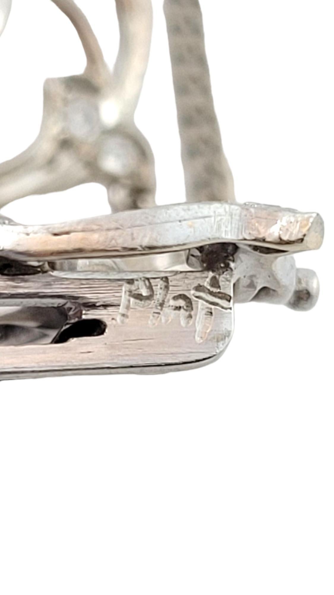 Viktorianisches antikes Design Platin 18K Roségold Diamantarmband #16461 im Angebot 1