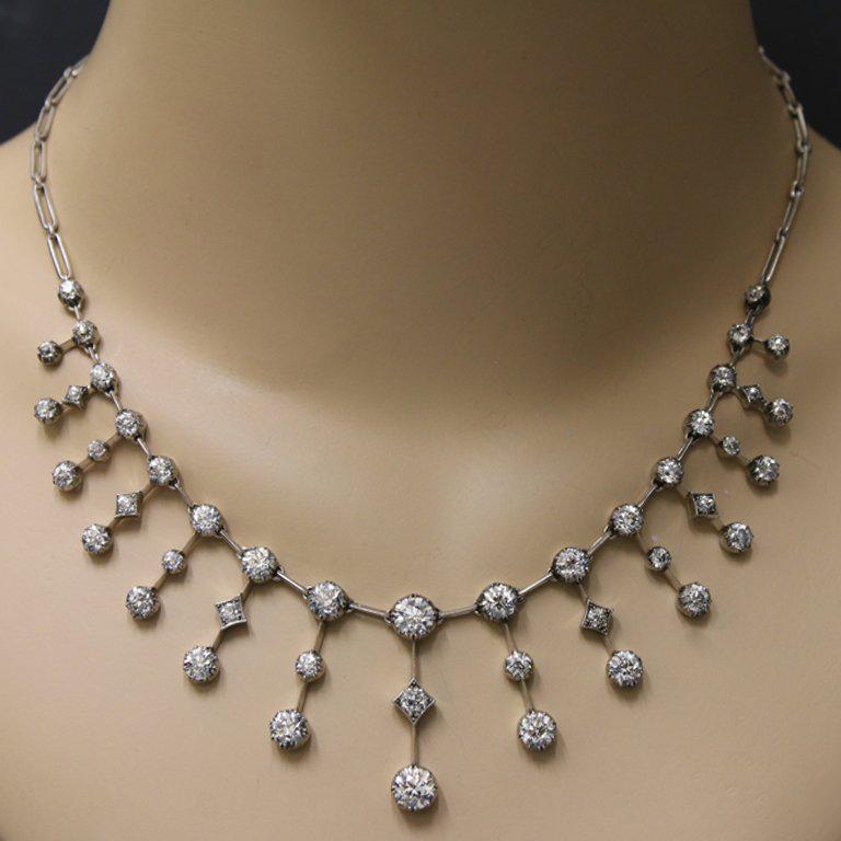 old diamond necklace