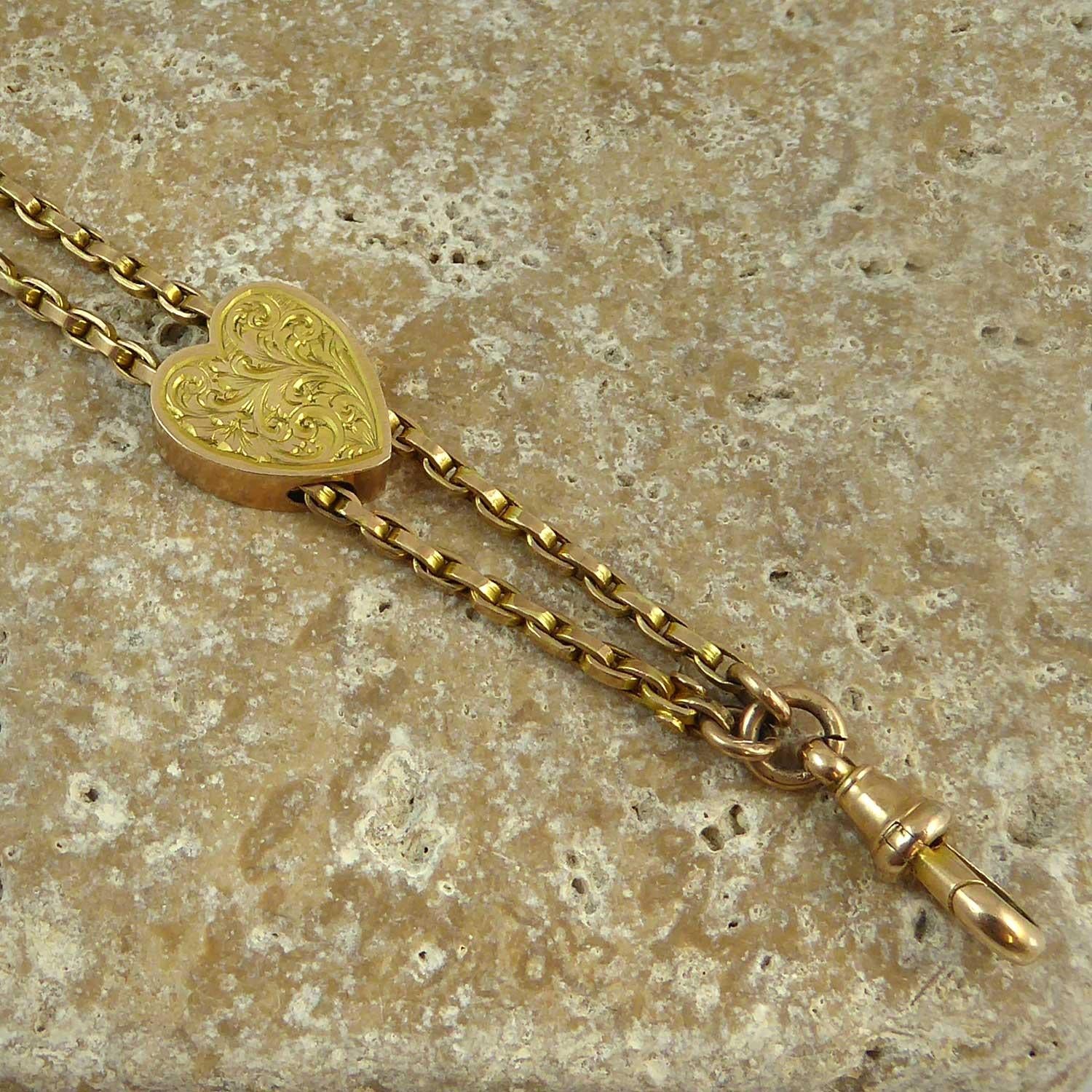 antique gold chain necklaces