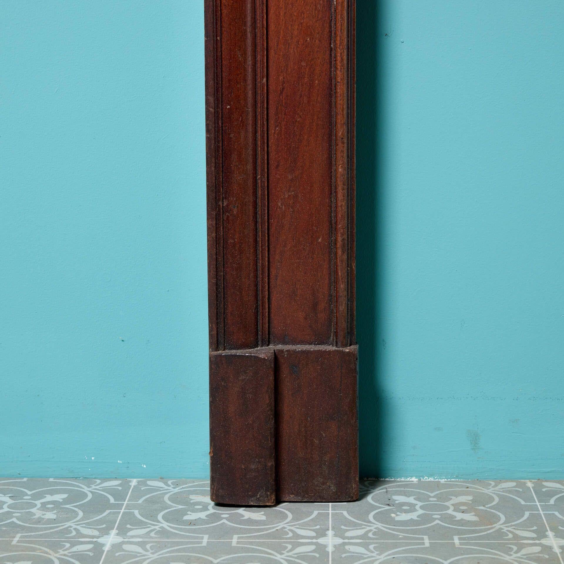 Viktorianisch Antike Mahagoni Kamin Mantel (Holz) im Angebot