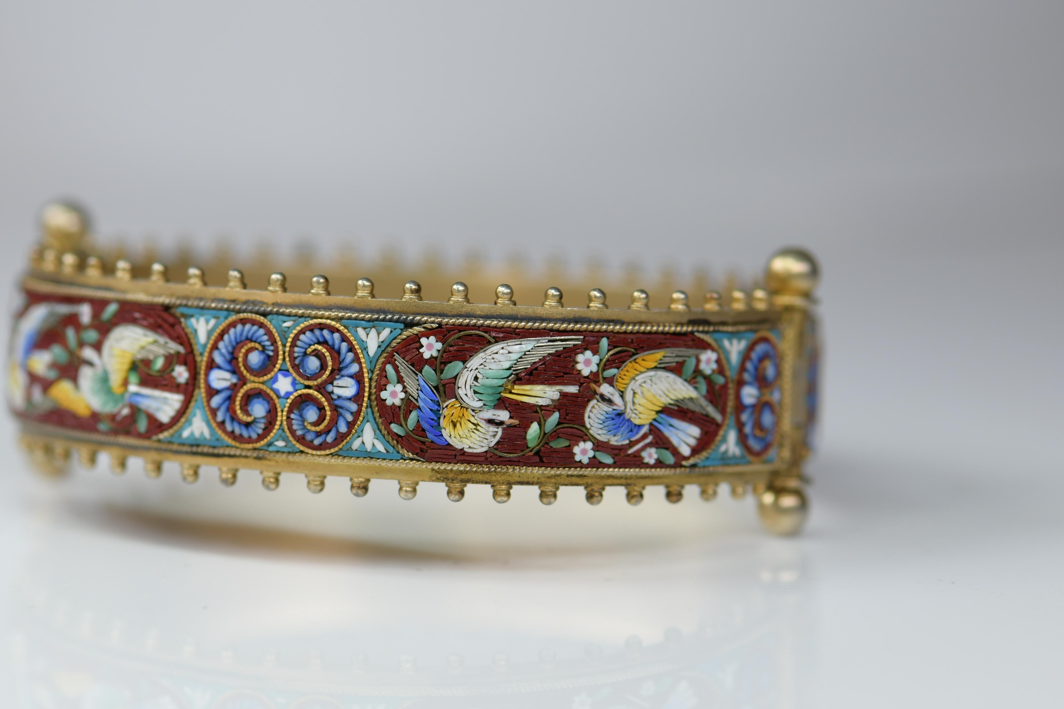 micro mosaic bracelet