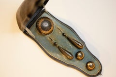 Victorian Antique Piqué Tortoiseshell Earring Brooch Set With Original Box