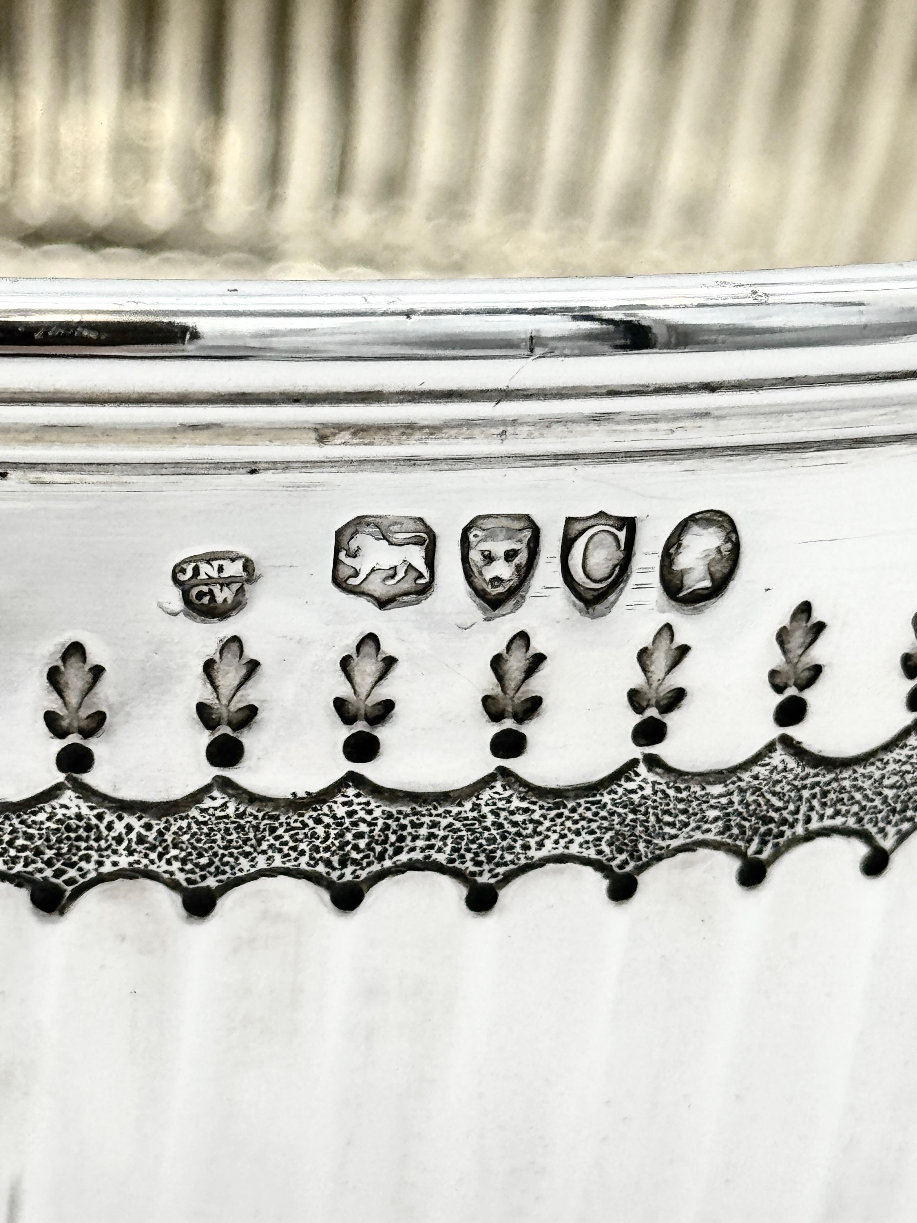 Victorian Antique Silver Bowl For Sale 7